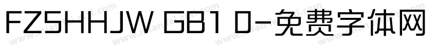 FZSHHJW GB1 0字体转换